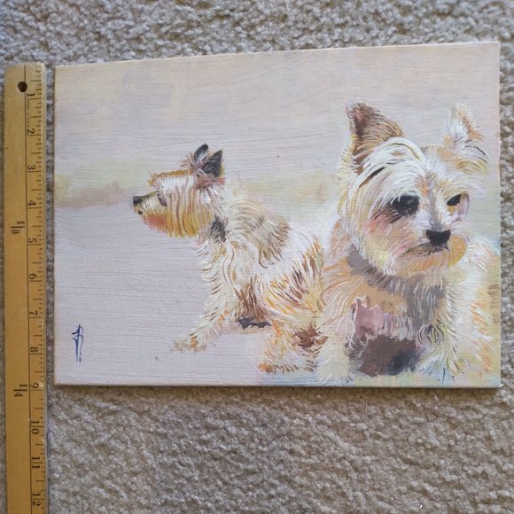 Pet Portrait Custom Acrylic Painting - Picture 1 of 2